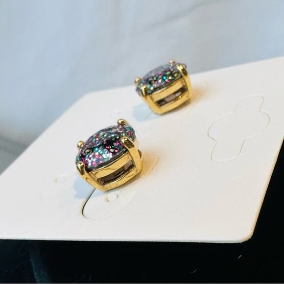 Kate spade - Small Multi-glitter Round gumdrop earrings - Picture 2 of 5